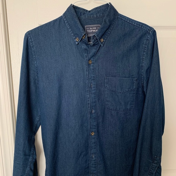 topman denim shirt